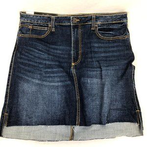 Wrangler Women's Mid Rise Stretch Jean Skirt